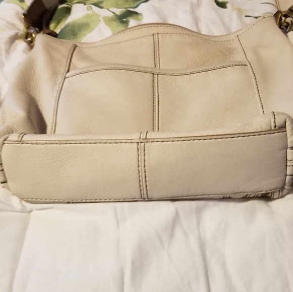 Fossil cream genuine leather purse - Picture 6 of 10